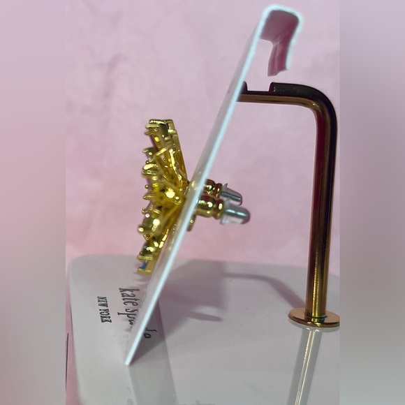 Kate Spade ♠️ FireWork Floral Earrings-Large - Picture 7 of 8